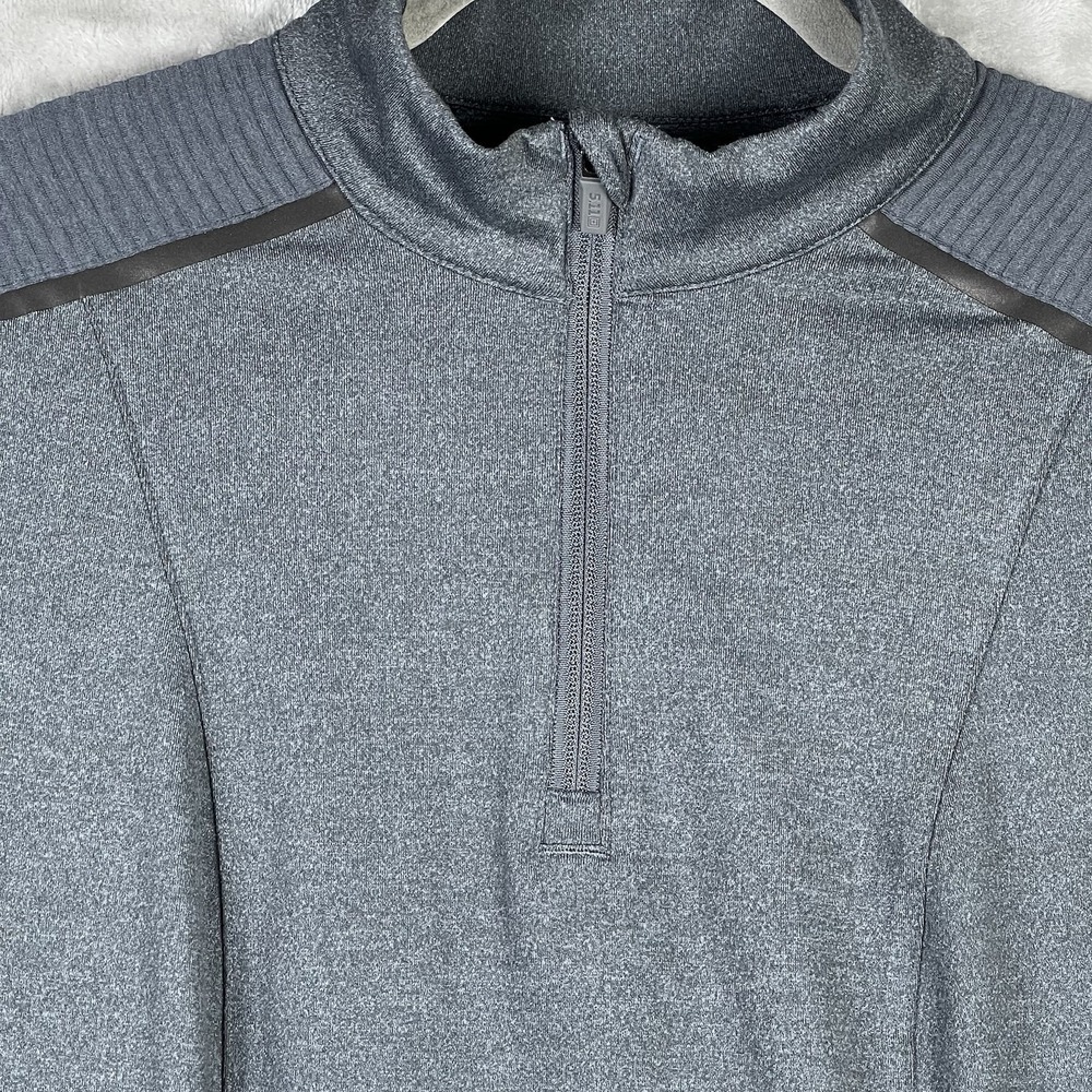 511 TACTILE 1/4 ZIP Jacket Women's Size M Gray Kangaroo Pockets Chin Guard Thumb - Picture 4 of 14